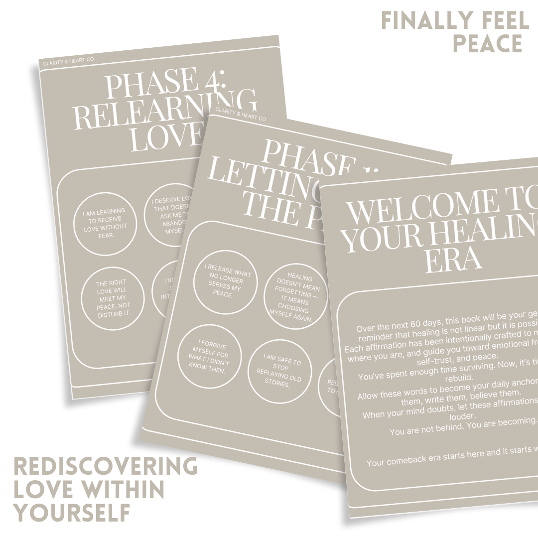 60 Affirmations to Heal & Rebuild