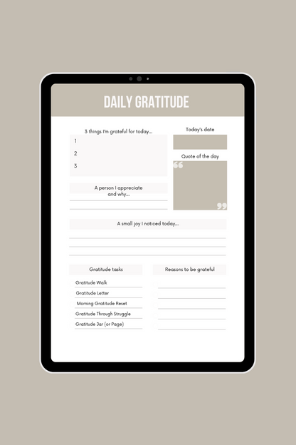 The Clarity & Healing Gratitude Journal