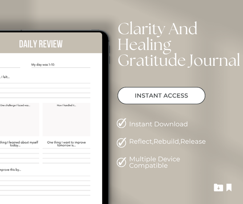 The Clarity & Healing Gratitude Journal